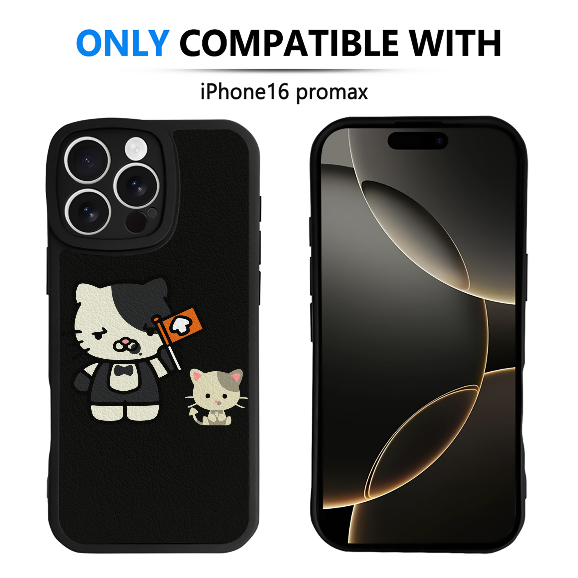 （画像用） Hello Kitty ハローキティ 【iPhone 16シリーズ対応】シリコンスマホケース（レザー調） 材質：シリコン